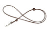 4mm Bootlace Leather Lanyard adjustable at Clip end - Code 403