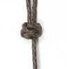 Braided Leather Lanyard adjustable at Clip end - Code 405