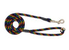 8mm Diameter Braid Lead with Clip & Ring - Nickel Plated Fittings