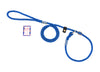 8mm Diameter Rope Double Stop Slip Lead with Leather Stop & Adjuster