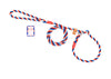 8mm Diameter Rope Double Stop Slip Lead with Leather Stop & Adjuster