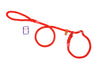 12mm Diameter Rope Double Stop Slip Lead - Leather Stop & Adjuster