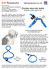 8mm Diameter Rope Double Stop Slip Lead with Leather Stop & Adjuster