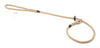 8mm Diameter Rope Slip Lead With Rubber Stop - Nickel Plated Fittings