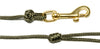 4mm diameter Wading Staff Lanyard adjustable at solid brass Clip end - Code 415