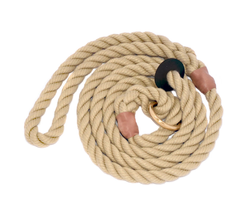 12mm Lead Line Rope KJK Ropeworks - 12mm Diameter Rope Slip Lead With Rubber Stop