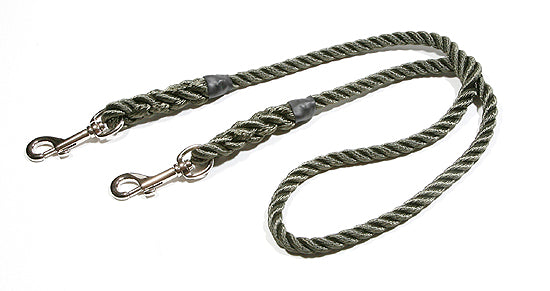 10mm Diameter x 0.56M Rope Brace Clip Lead for 2 Dogs - Code 131