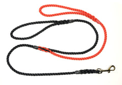 8mm Diameter x 1.2M Rope Couples Two Colour Clip Lead - Code 137