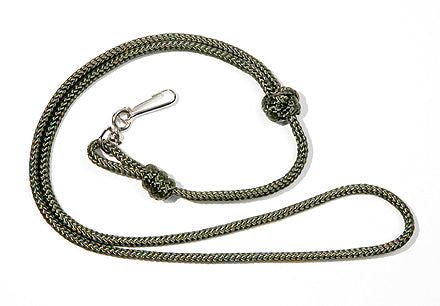 4mm diameter Traditional Whistle Lanyard adjustable at hook end - Code 401