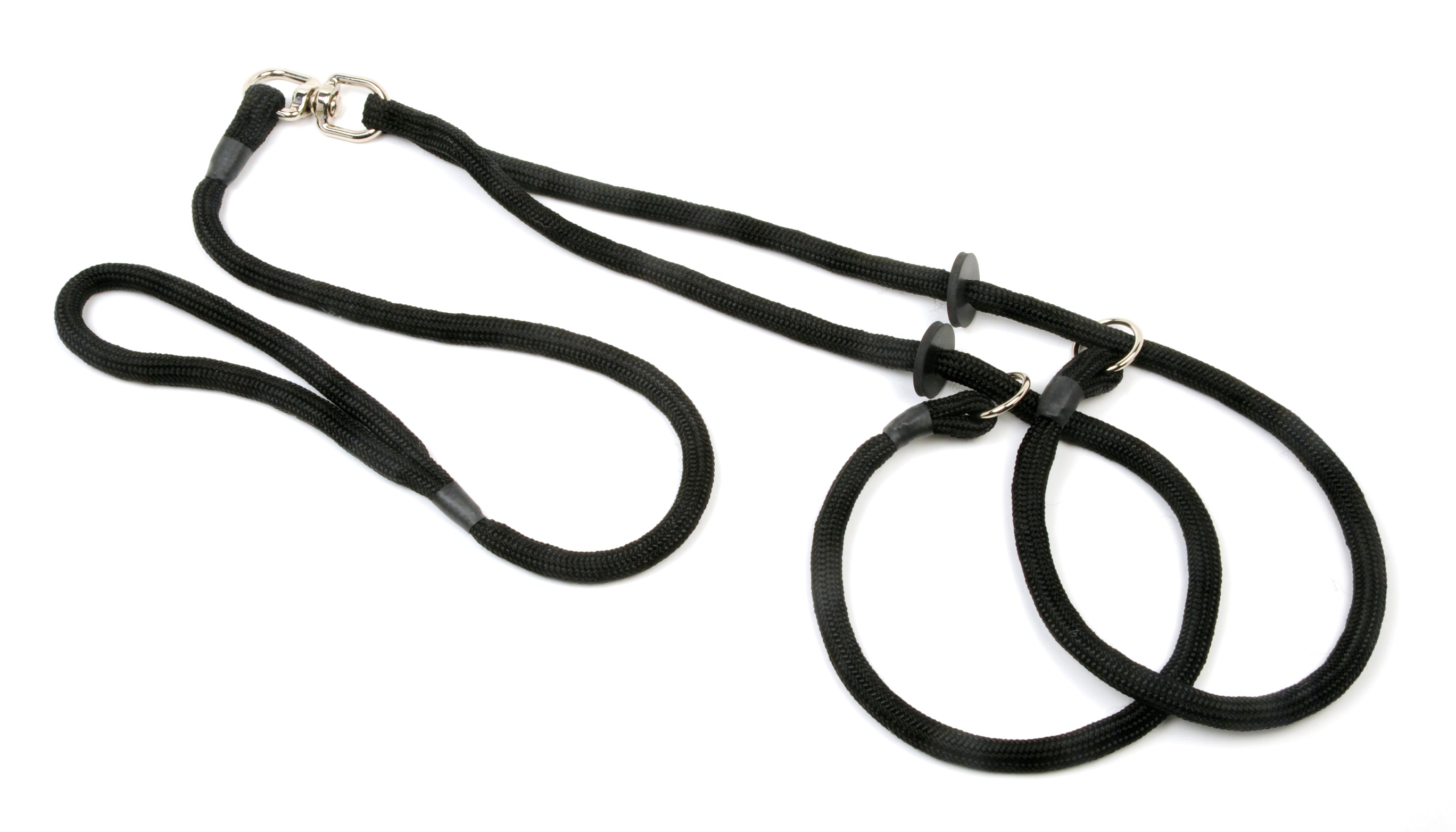 8mm Diameter x 1.5M Braid Brace Slip Lead with Swivel - With Rubber Stops - 8mm Diameter x 1.5M Braid Brace Slip Lead with Swivel - With Rubber Stops. Perfect for two dogs that like to spin. #ropedogleads #gundogleads #kjkropedogleads #dogtraining #bracedogleads 