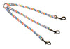 8mm Diameter x 0.35M Braid Triple Branch (with clips) - Code 583