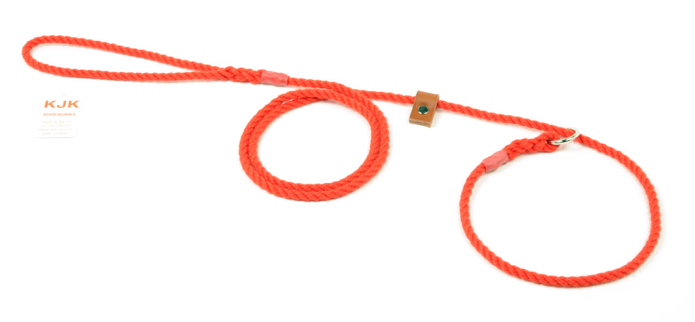 6mm Diameter Rope Slip Lead With Leather Stop