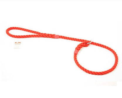 Our slip leads are lightweight dog leads, easy to use, and the kind of dog lead that's very handy to have in your pocket or car. Slips leads with sliding stoppers are leads recommended by dog trainers. A very popular dog lead used for working dogs, gundogs, sheep dogs, police dogs, etc. #ropedogleads #dogtraining