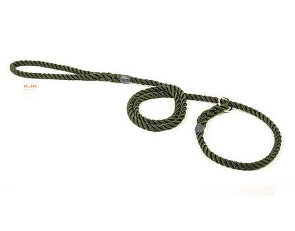 Our slip leads are lightweight dog leads, easy to use, and the kind of dog lead that's very handy to have in your pocket or car. Slips leads with sliding stoppers are leads recommended by dog trainers. A very popular dog lead used for working dogs, gundogs, sheep dogs, police dogs, etc. #ropedogleads #dogtraining