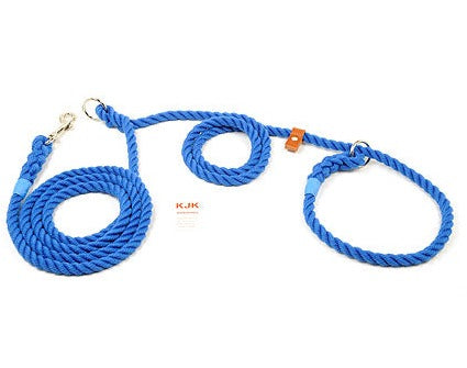 10mm Diameter Rope Hunting Slip Lead - With Leather Stop - Code 052